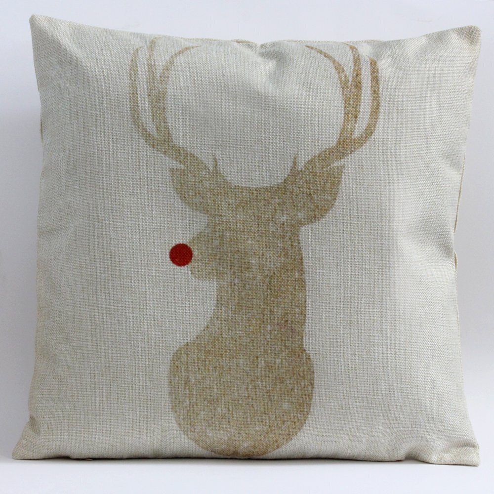 9208 Cushion Cover with Christmas Design Decorative Throw
